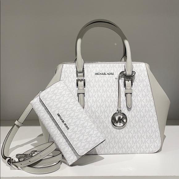 2pc MK Michael Kors satchel bag wallet set